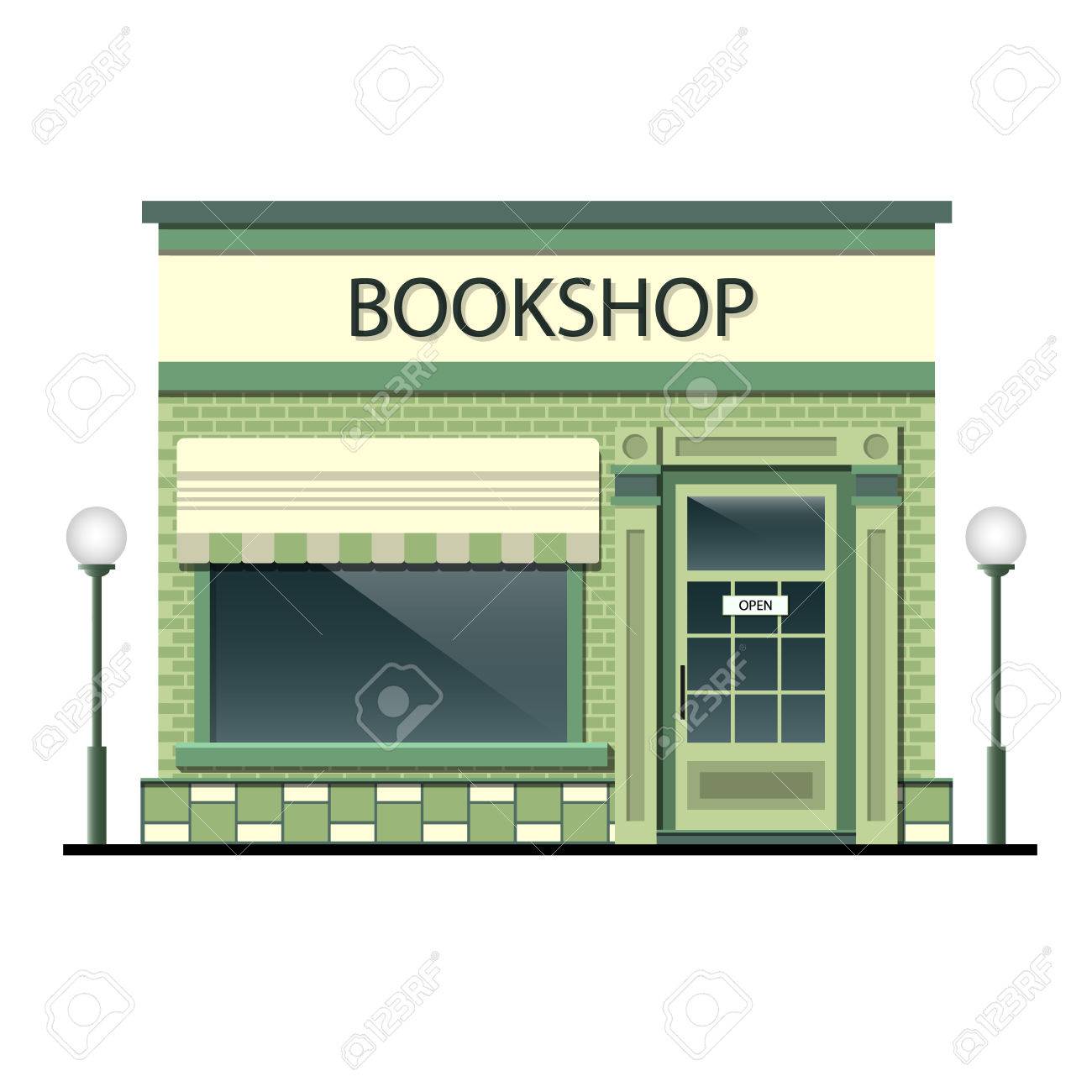 本屋を建物のファサード のイラスト素材 ベクタ Image