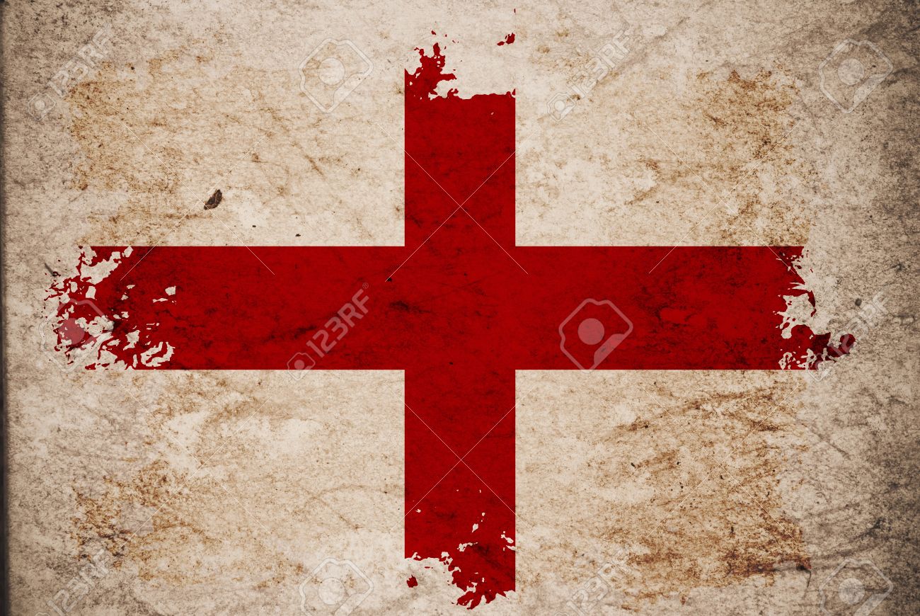 english flag on old