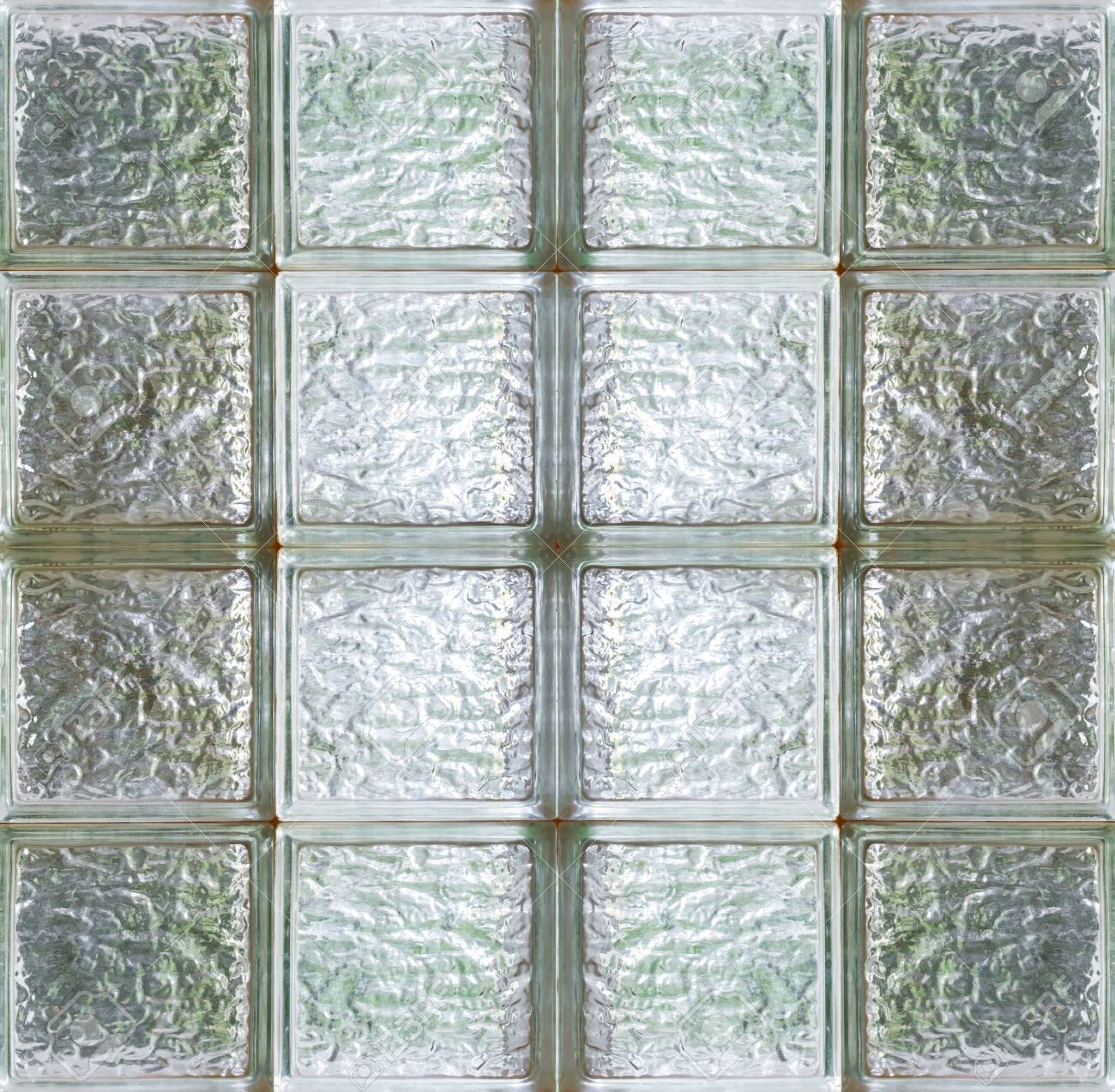 ガラス ブロック壁のテクスチャ シームレスなテクスチャ の写真素材 画像素材 Image