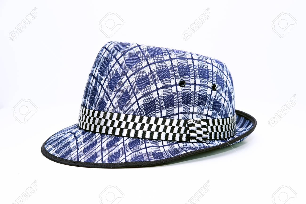 plaid trilby hat