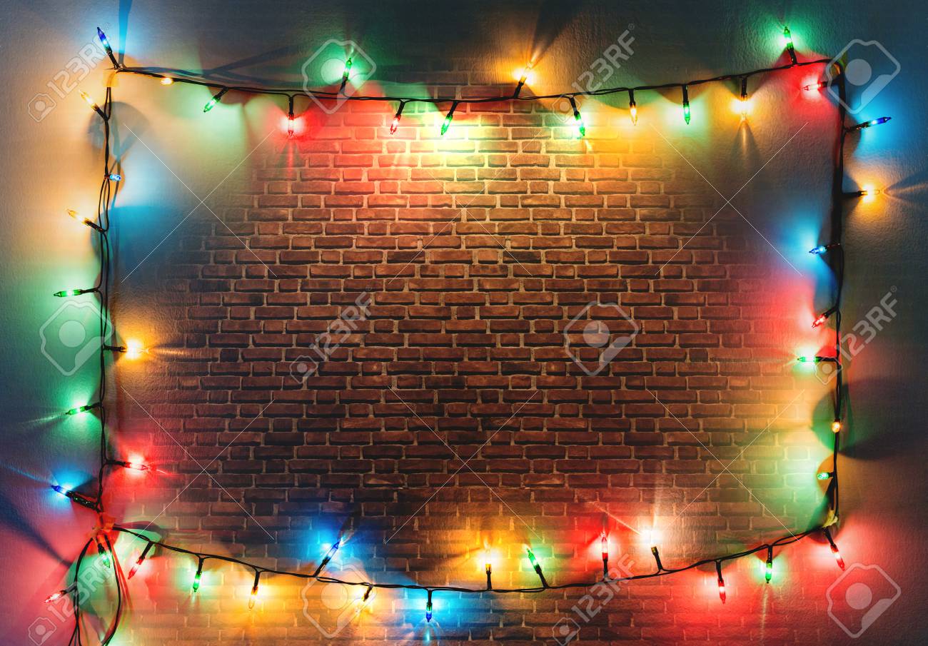 Christmas lights 2024 on the wall