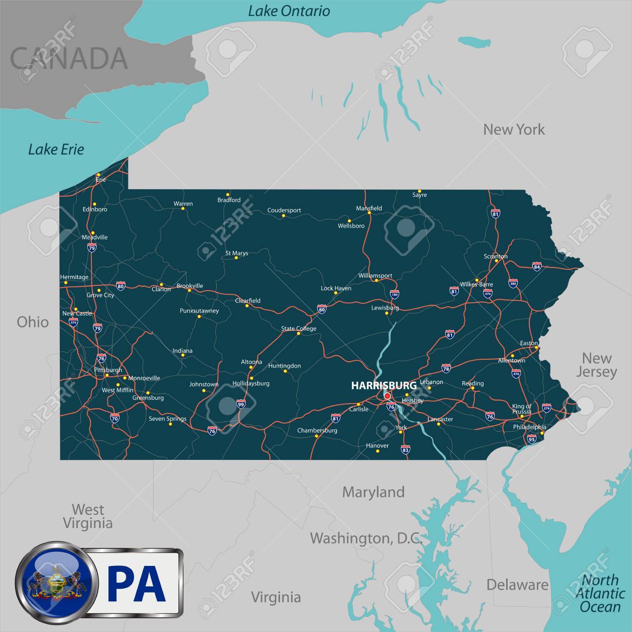 Penn state beheizte buergersteige