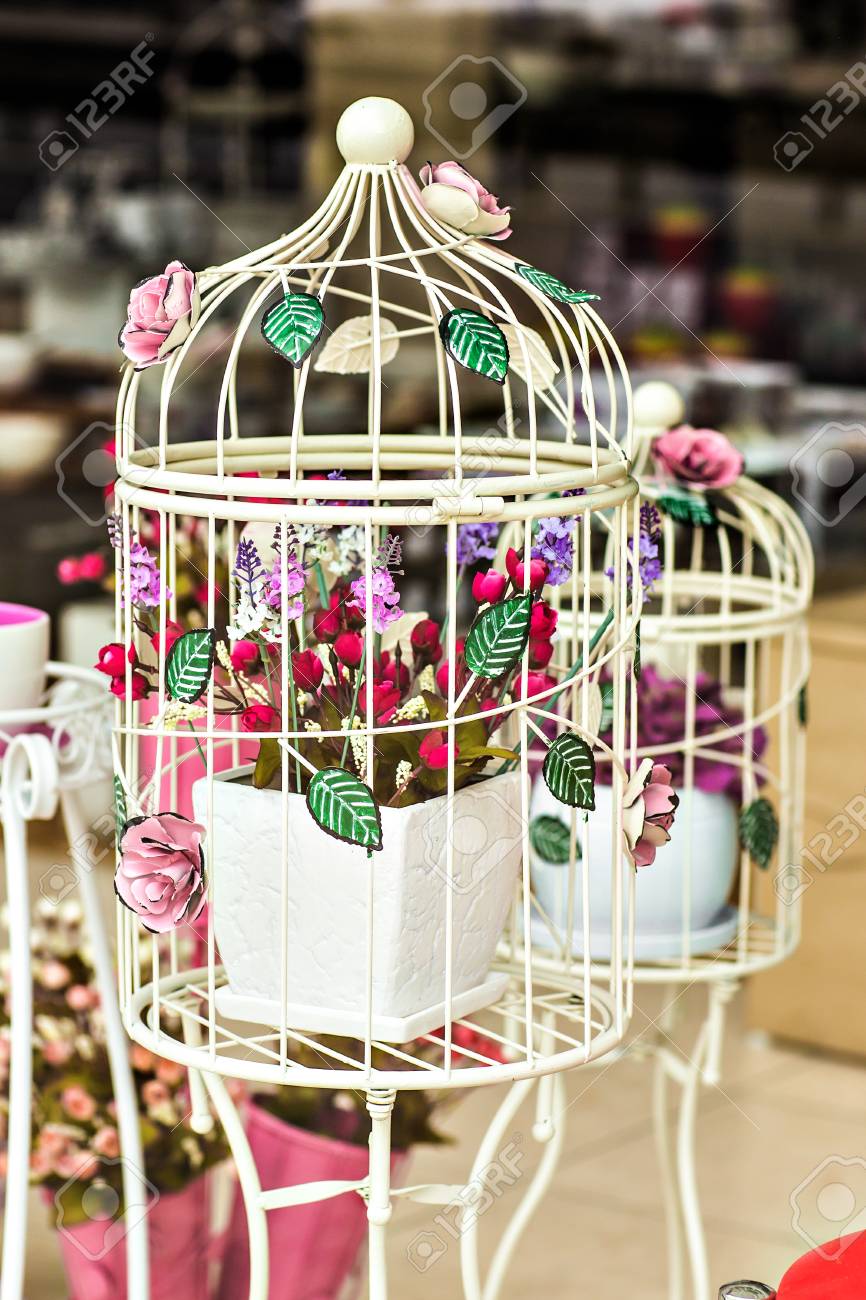 Décoration De Mariage Belles Cages Doiseaux Décoratifs Dans La Boutique