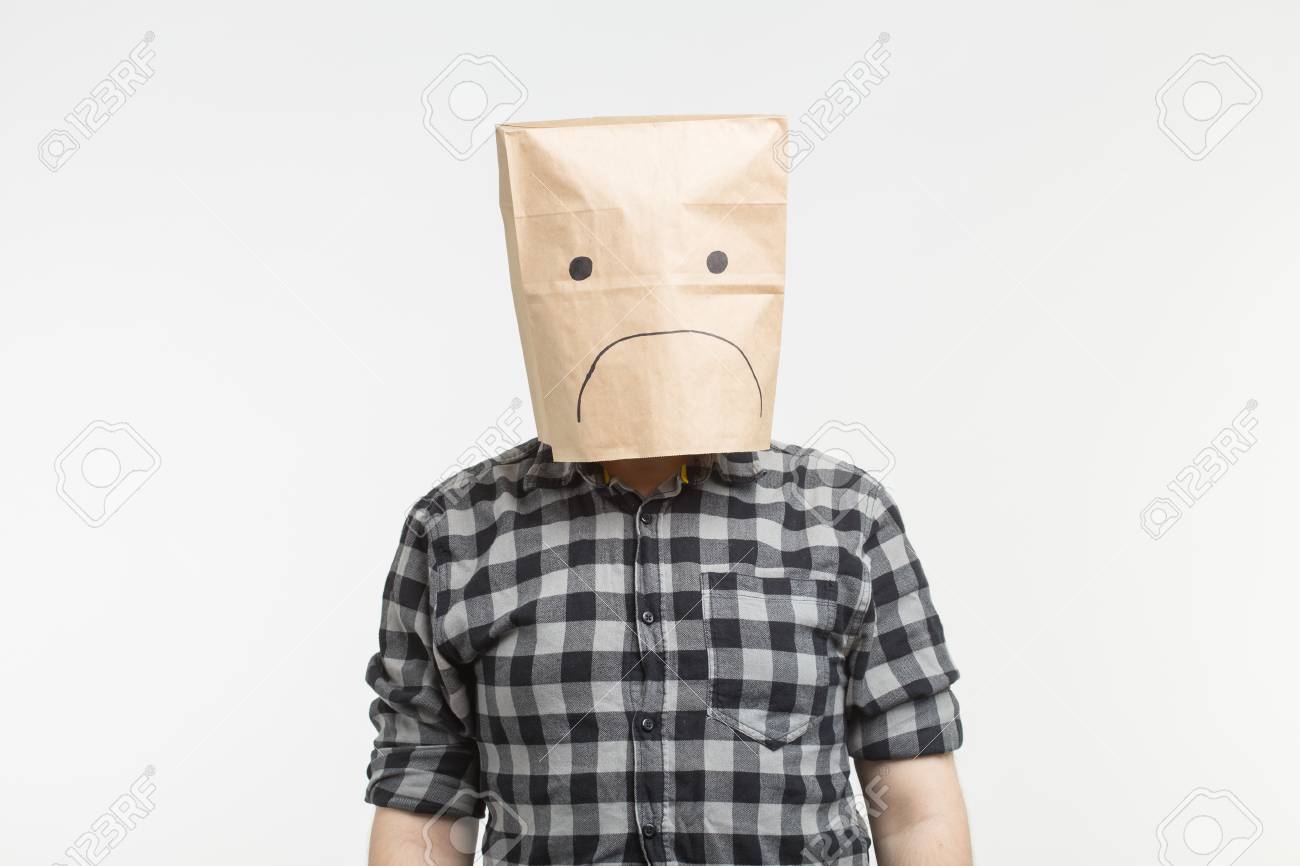 Coronavirus - will we survive? - Page 20 105012497-unhappy-man-with-sad-emoticon-in-front-of-paper-bag-on-his-head-on-white-background