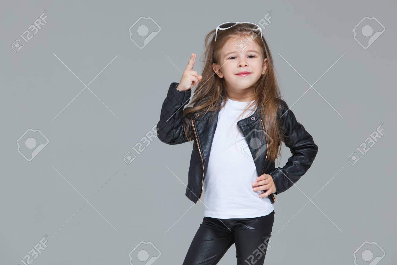 baby girl leather jacket