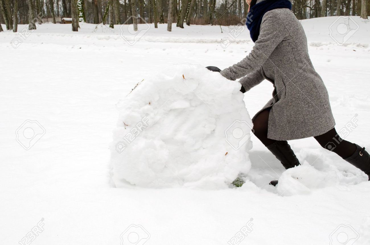 Abrigo El Gris Bola De Impulso Gran Mujer La En Rollo Nieve FE4nP