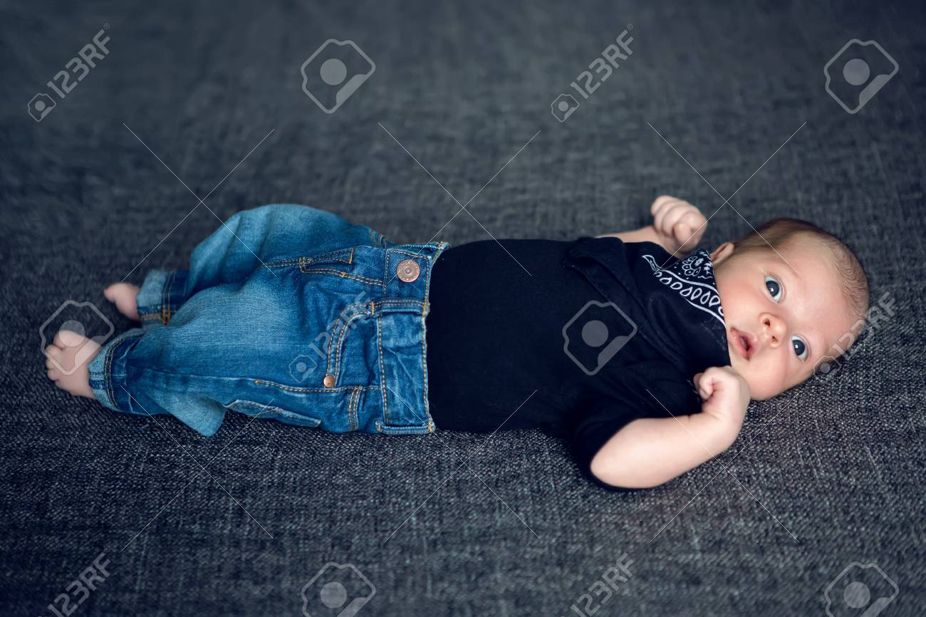 newborn blue jeans