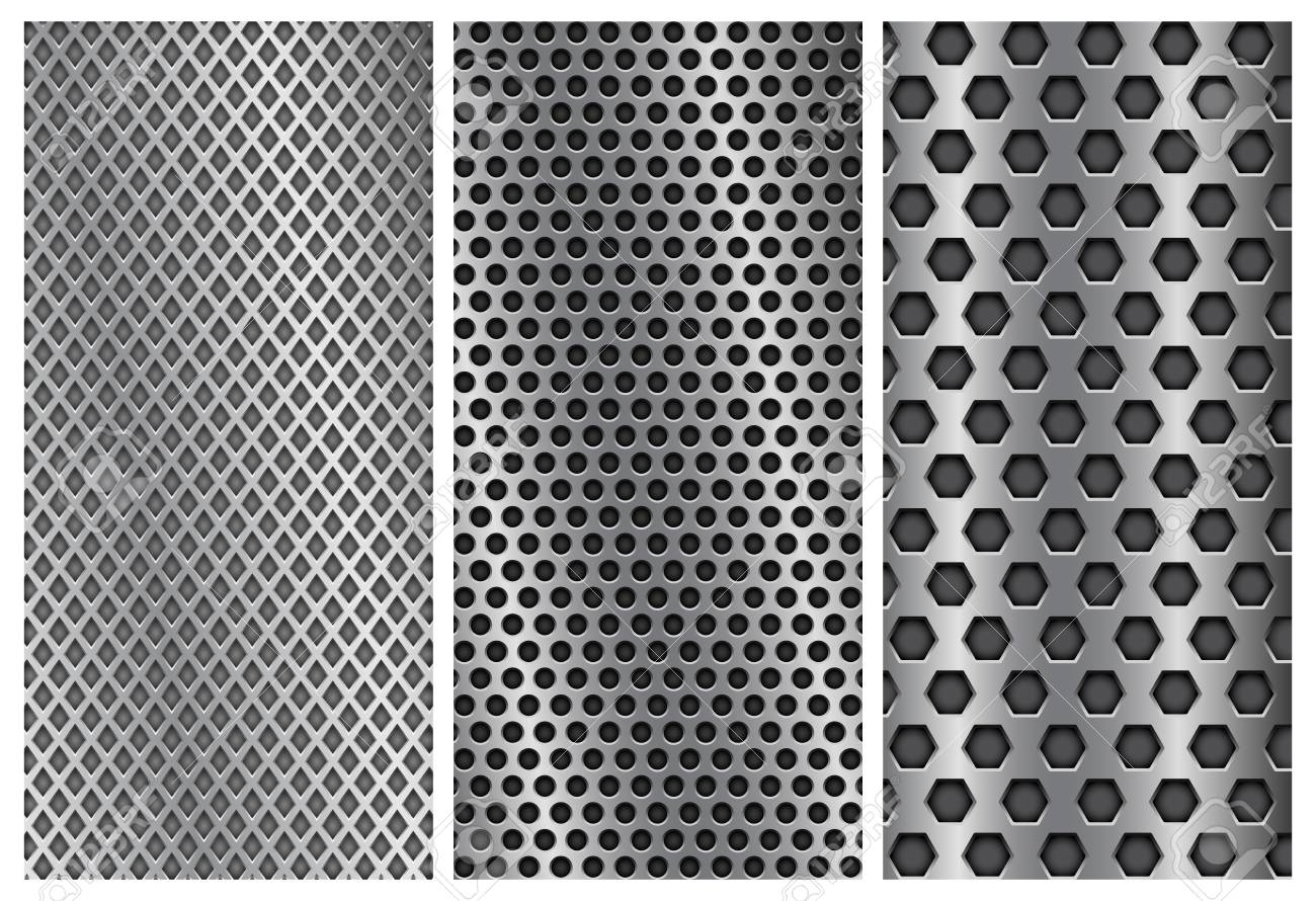 metal perforated backgrounds brochure design templates steel