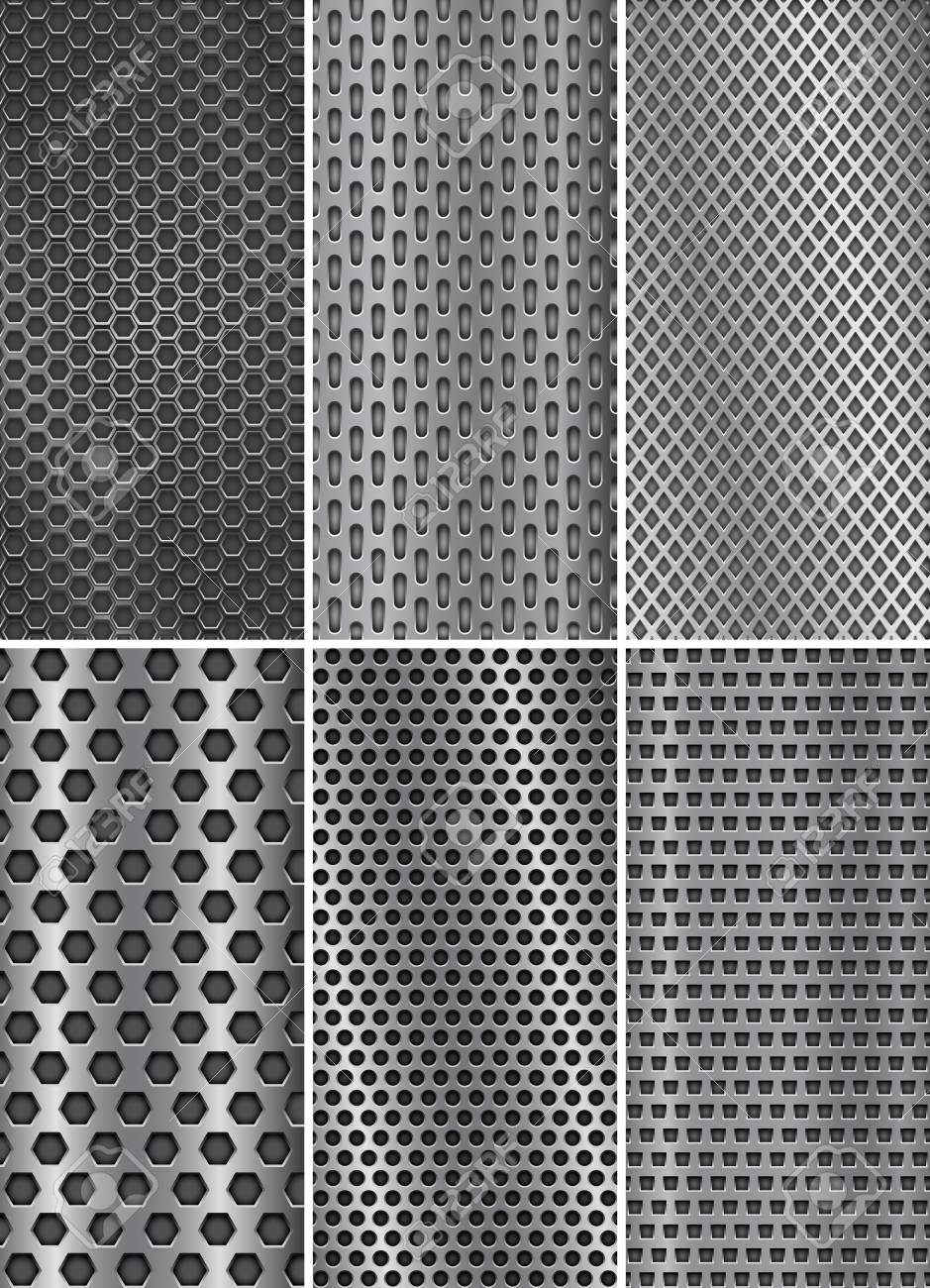 collection of metal backgrounds perforated steel textures flyer flyer textures