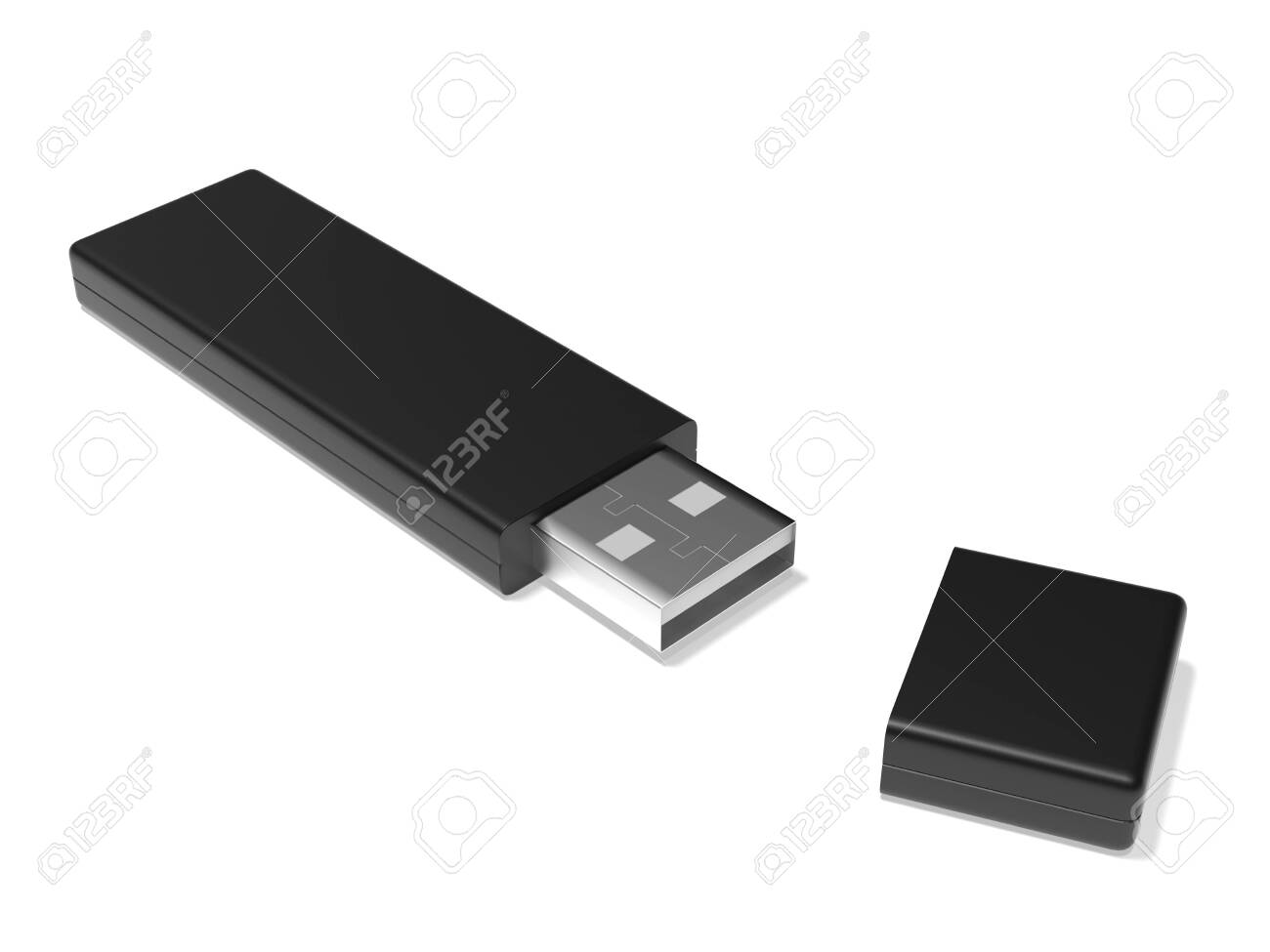 USB flash drive. 3d rendering illustration isolated - 120617377 USB flash drive. 3d rendering illustration isolated - 120617377