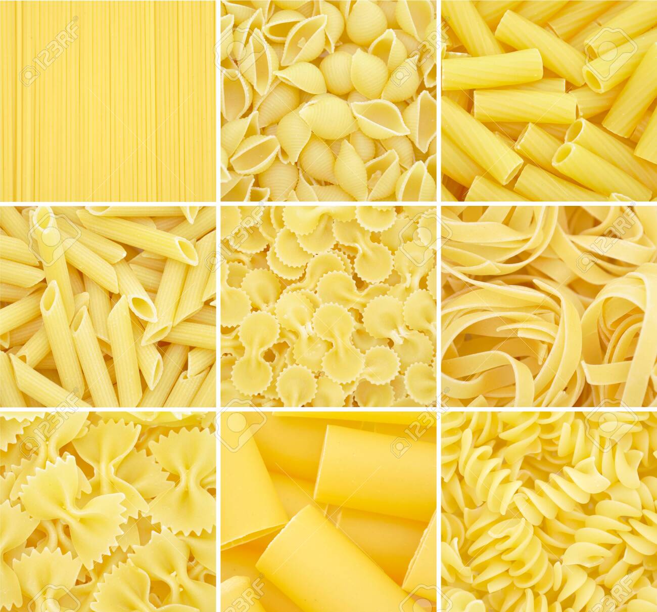 Pasta. Raw italian food isolated on white background - 150233094 Pasta. Raw italian food isolated on white background - 150233094