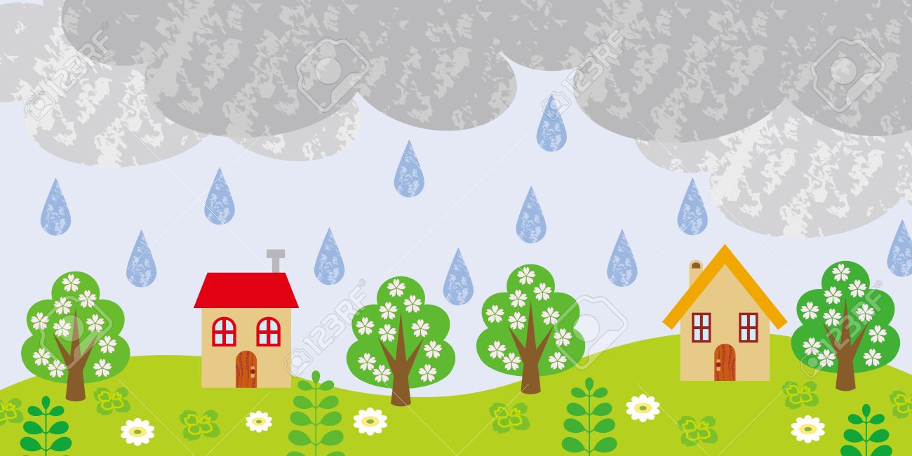 Small Village On Rainy Day Royalty Free Cliparts Vectors And Stock Illustration Image Small Village On Rainy Day Royalty Free Cliparts Vectors And Stock Illustration Image