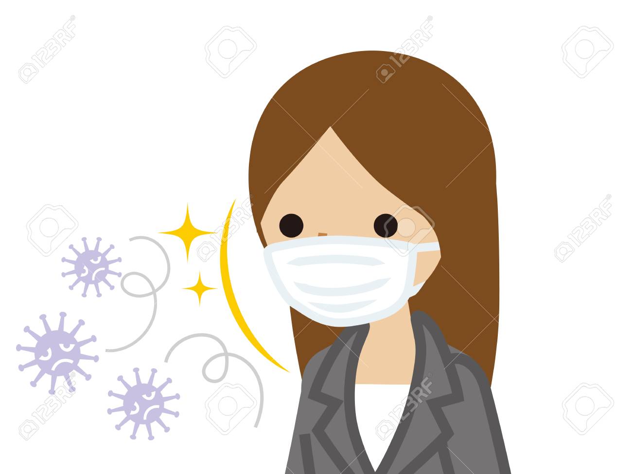 flu virus mask flu virus mask
