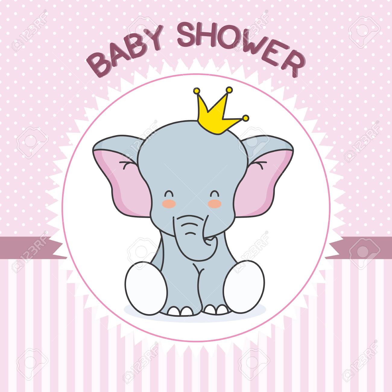 Baby Shower Girl Cute Elephant With Crown Royalty Free Cliparts Vectors And Stock Illustration Image Baby Shower Girl Cute Elephant With Crown Royalty Free Cliparts Vectors And Stock Illustration Image