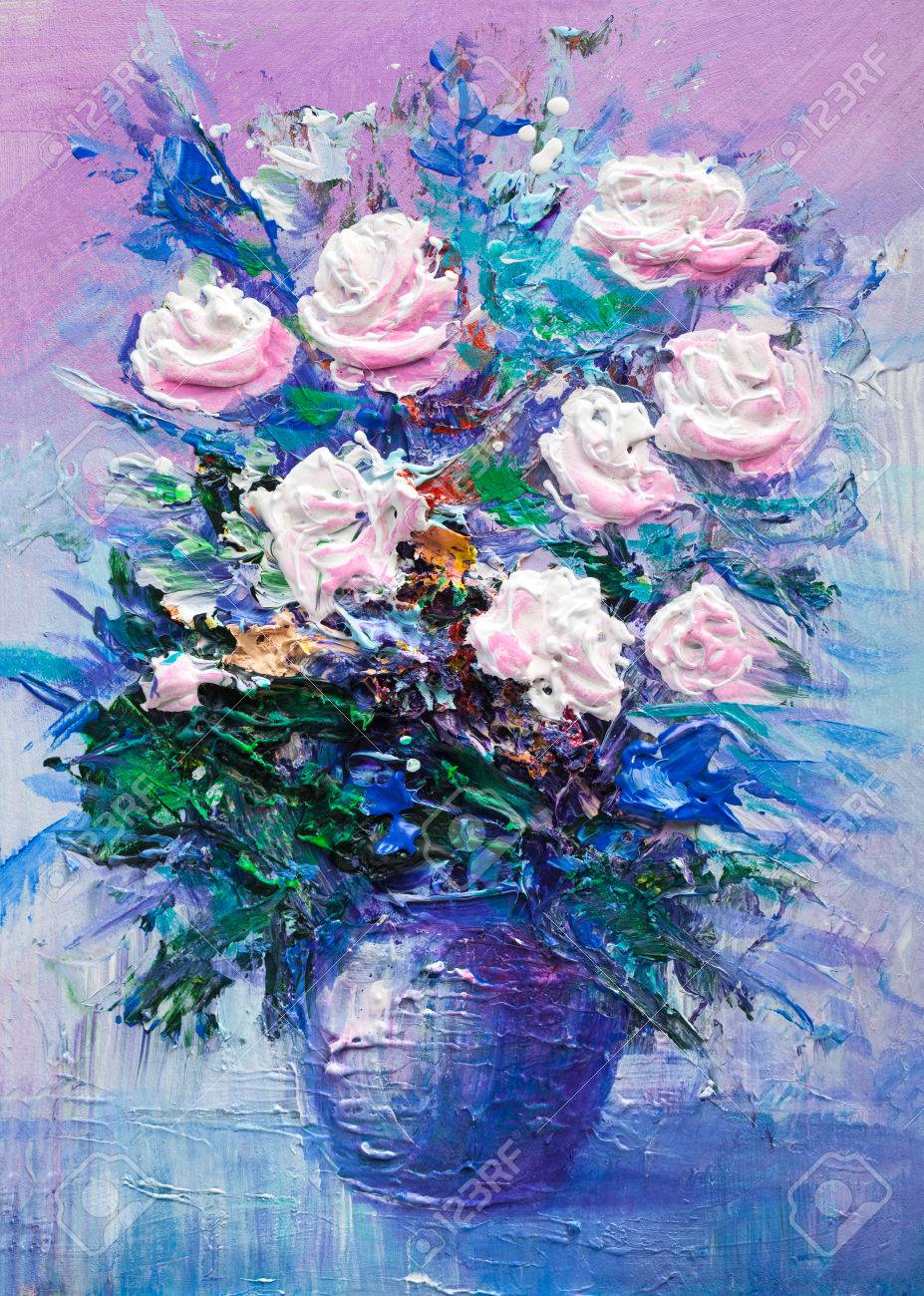 人気の 油絵 花 絵画 タペストリ News Elegantsite Gr