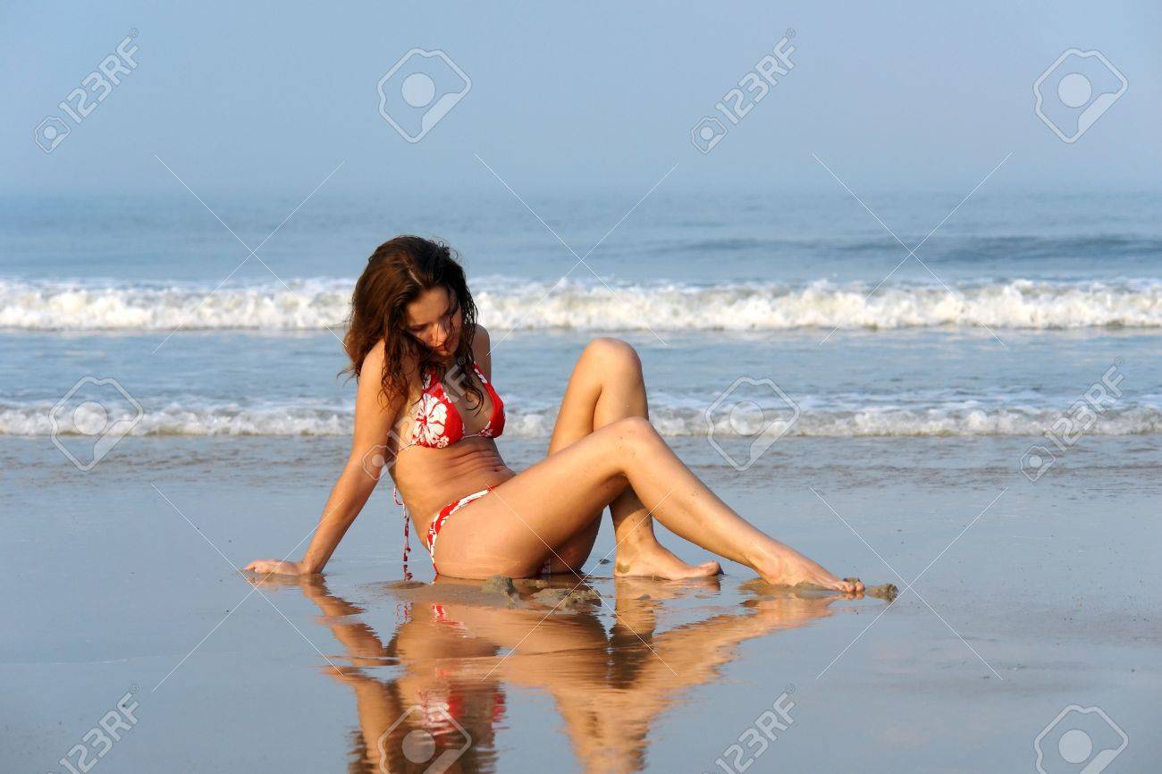 Beautiful Girl On The Ocean Beach Stock Photo 3395416 Beautiful Girl On The Ocean Beach Stock Photo 3395416
