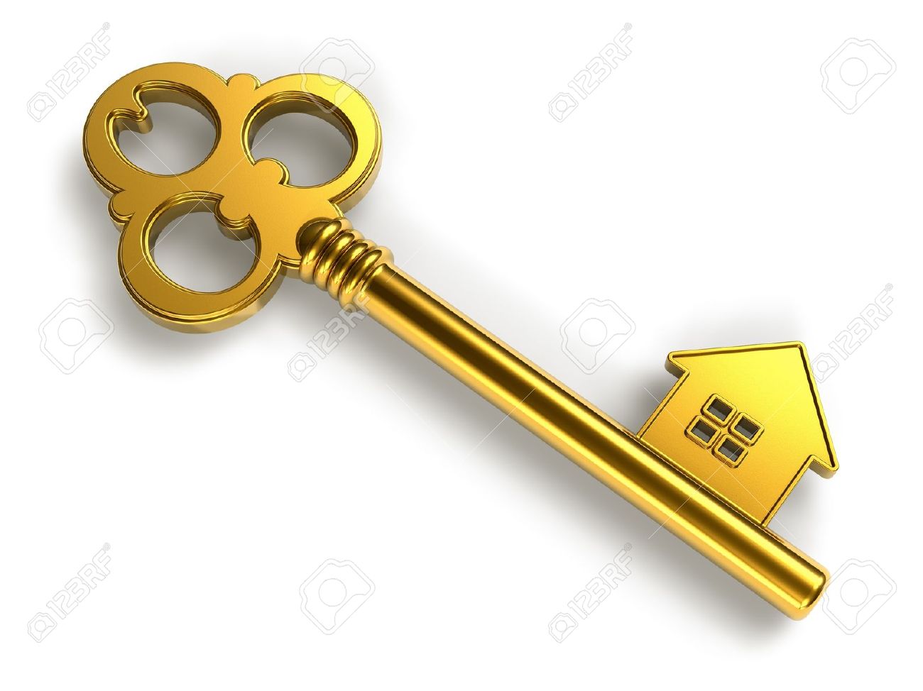 Gold House Key Gold House Key
