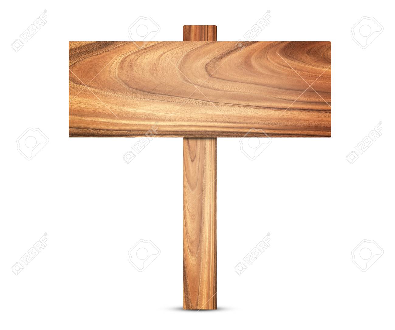 木製の古い看板背景白で隔離 の写真素材 画像素材 Image