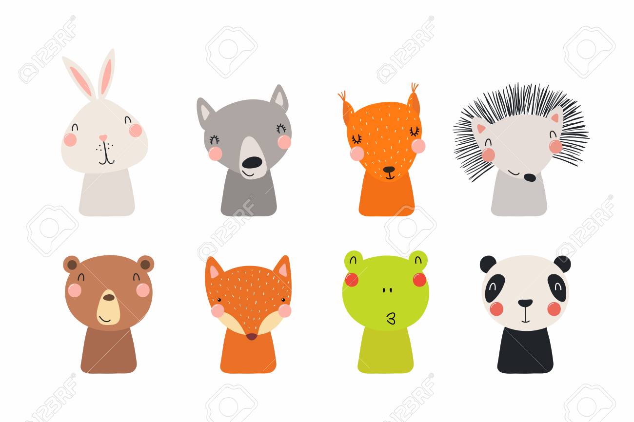 Ilustração para imprimir e fazer quadro com tema urso panda
