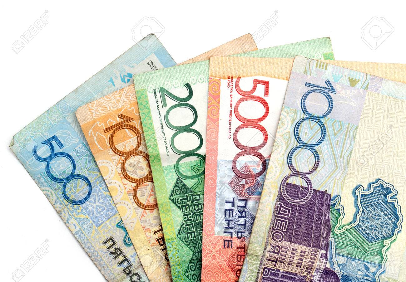 カザフスタン テンゲのお金の写真素材・画像素材 Image 34952400