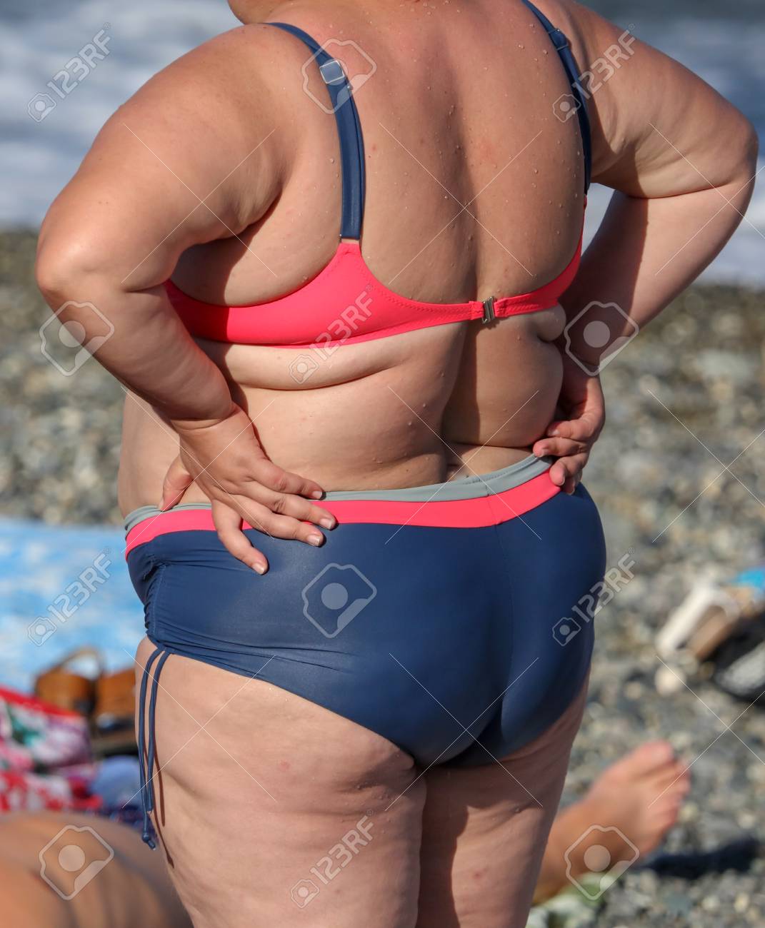 Playa Gorditas En Trajes De BaÃ±o Playa Mujer Gordita Gorditas En