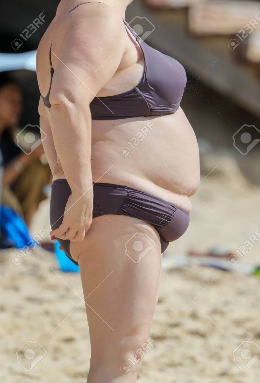 fat woman swimsuit