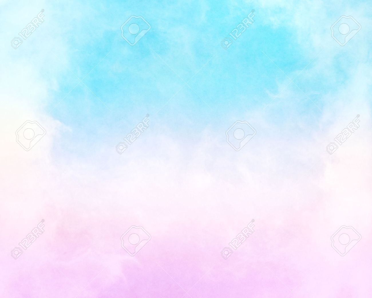 Clouds And Fog With A Pink To Cyan Blue Gradient This Image Has A Paper Texture