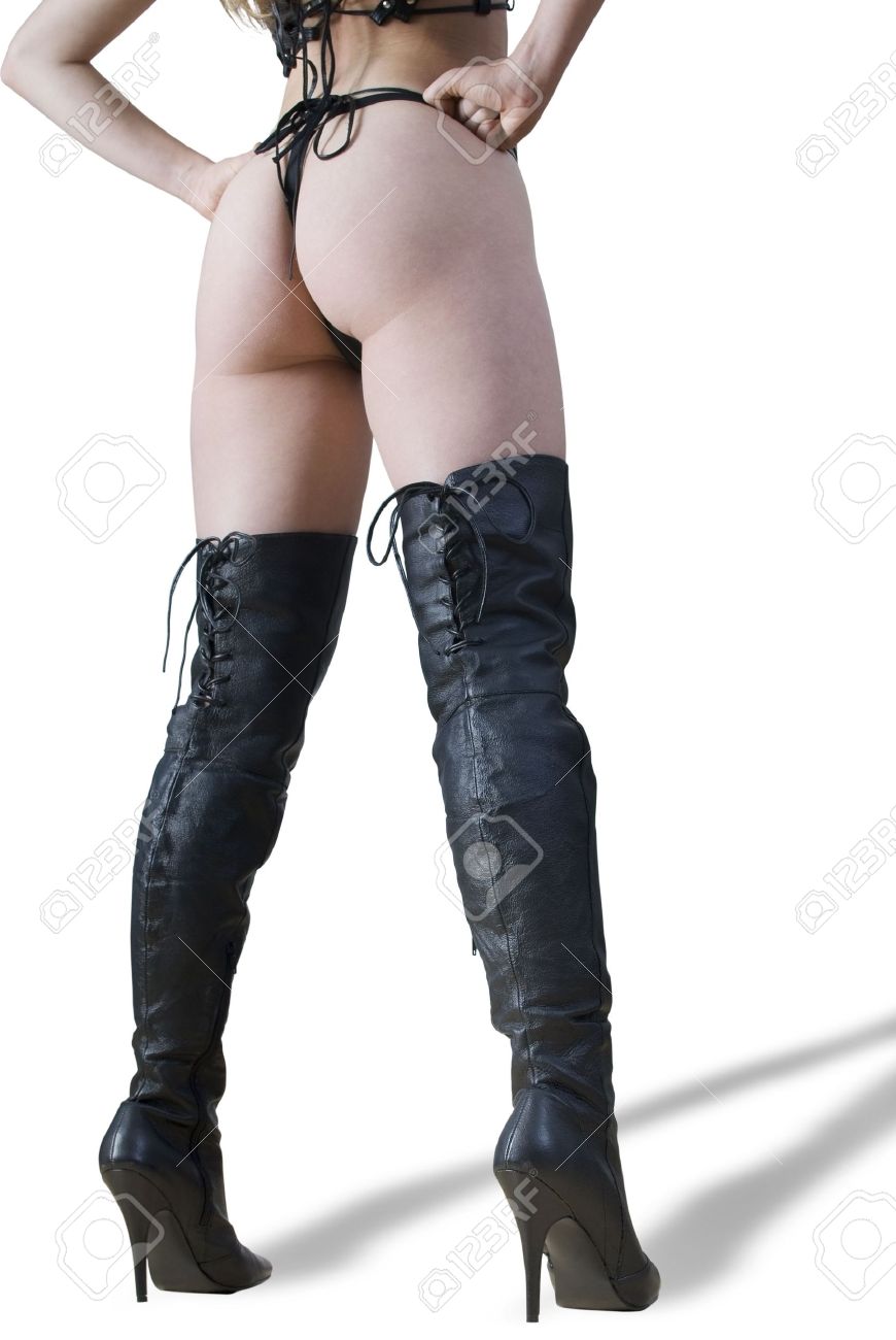 black sexy boots