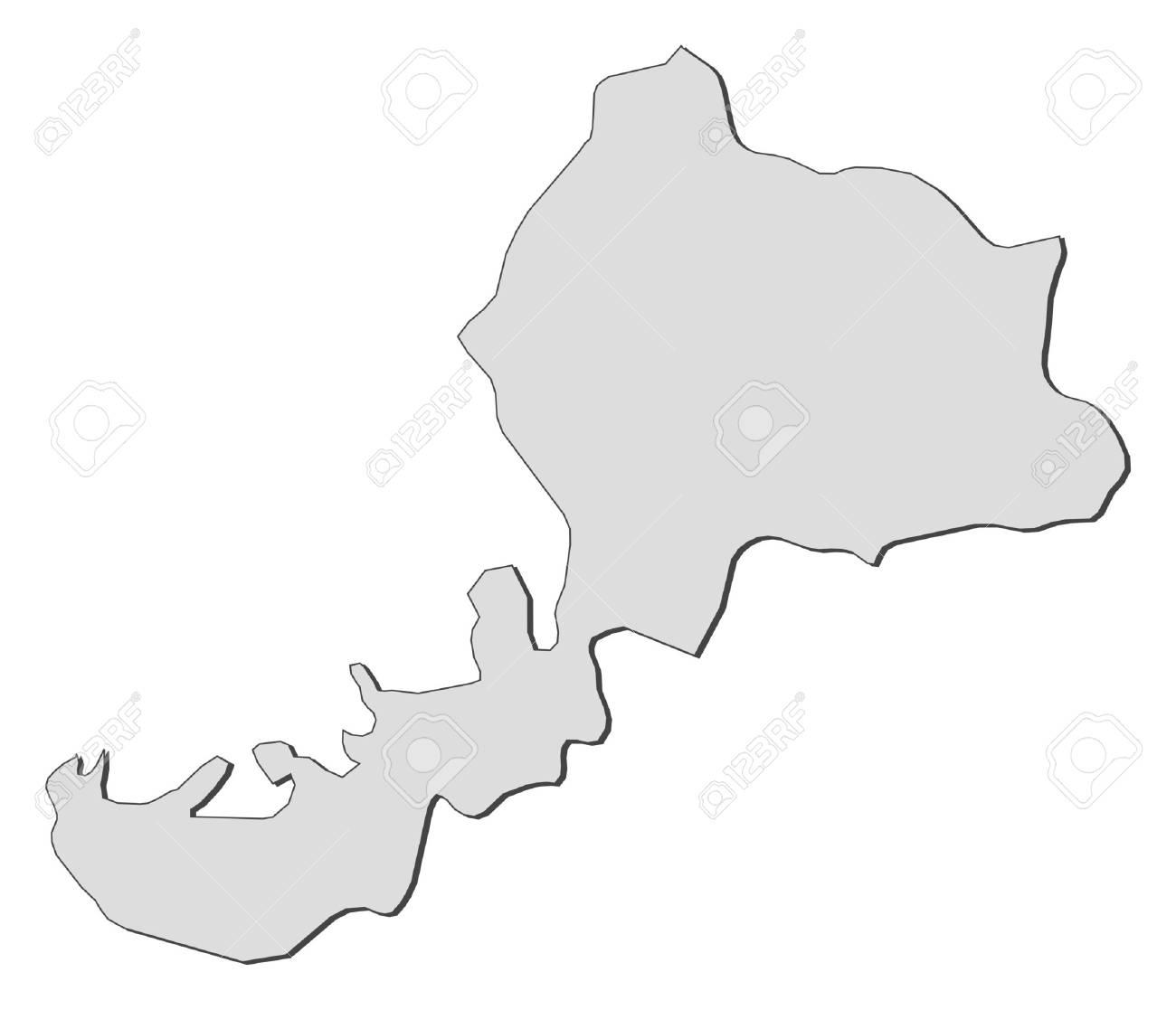 福井 日本の地方の地図 のイラスト素材 ベクタ Image