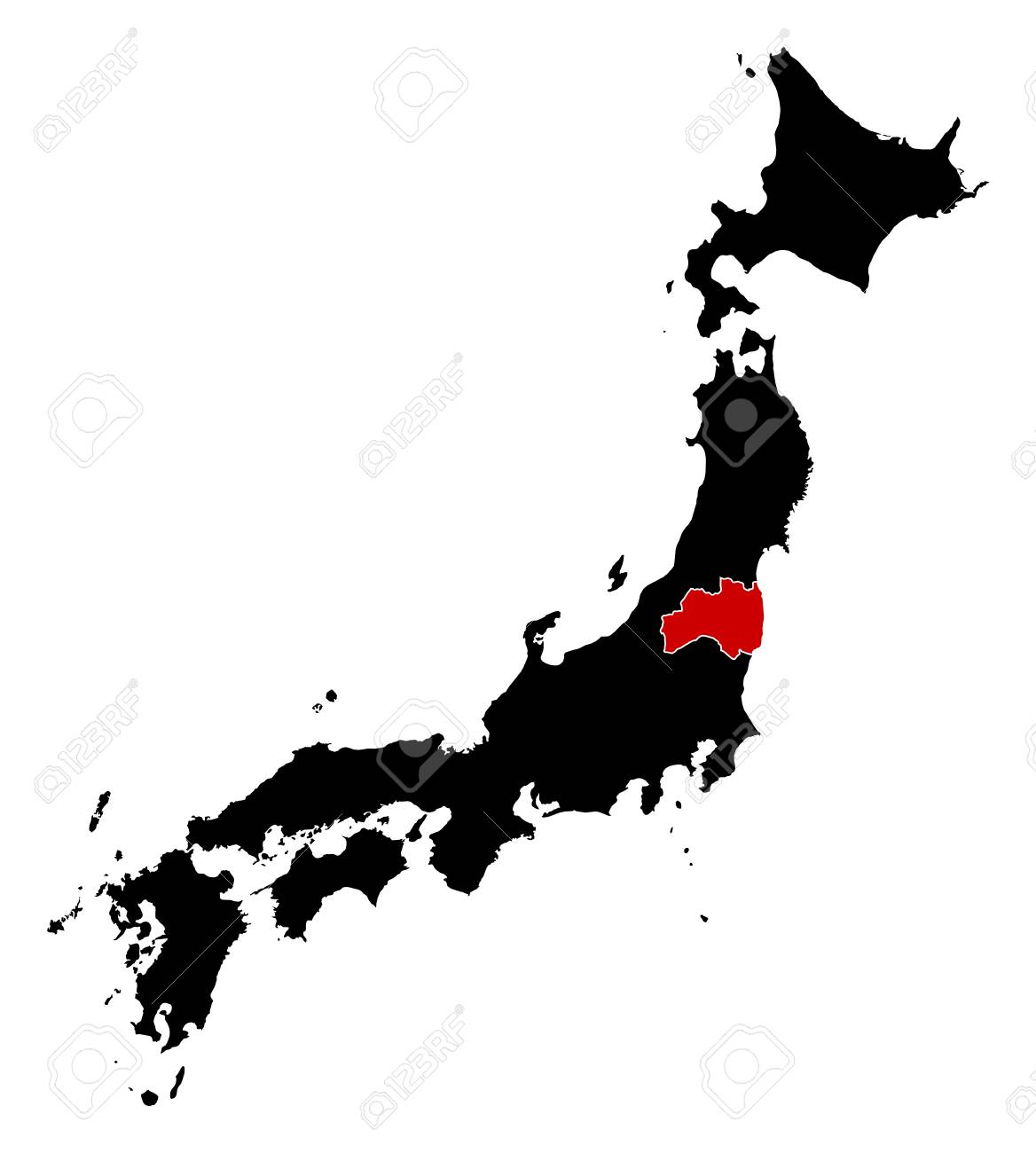 ブラック 福島の日本の地図は 赤色でハイライトされます のイラスト素材 ベクタ Image ブラック 福島の日本の地図は 赤色でハイライトされます のイラスト素材 ベクタ Image