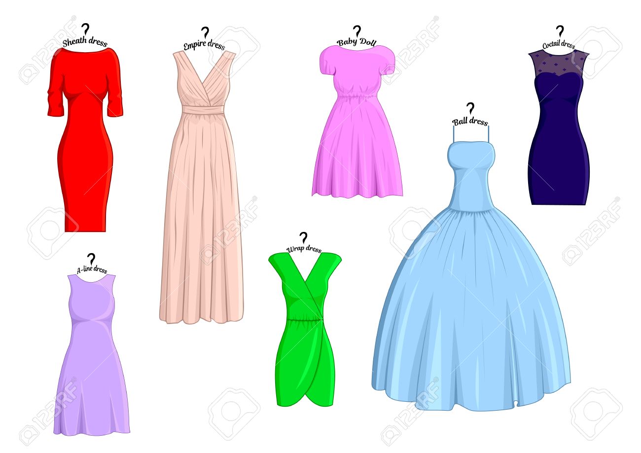 different types of ball gowns