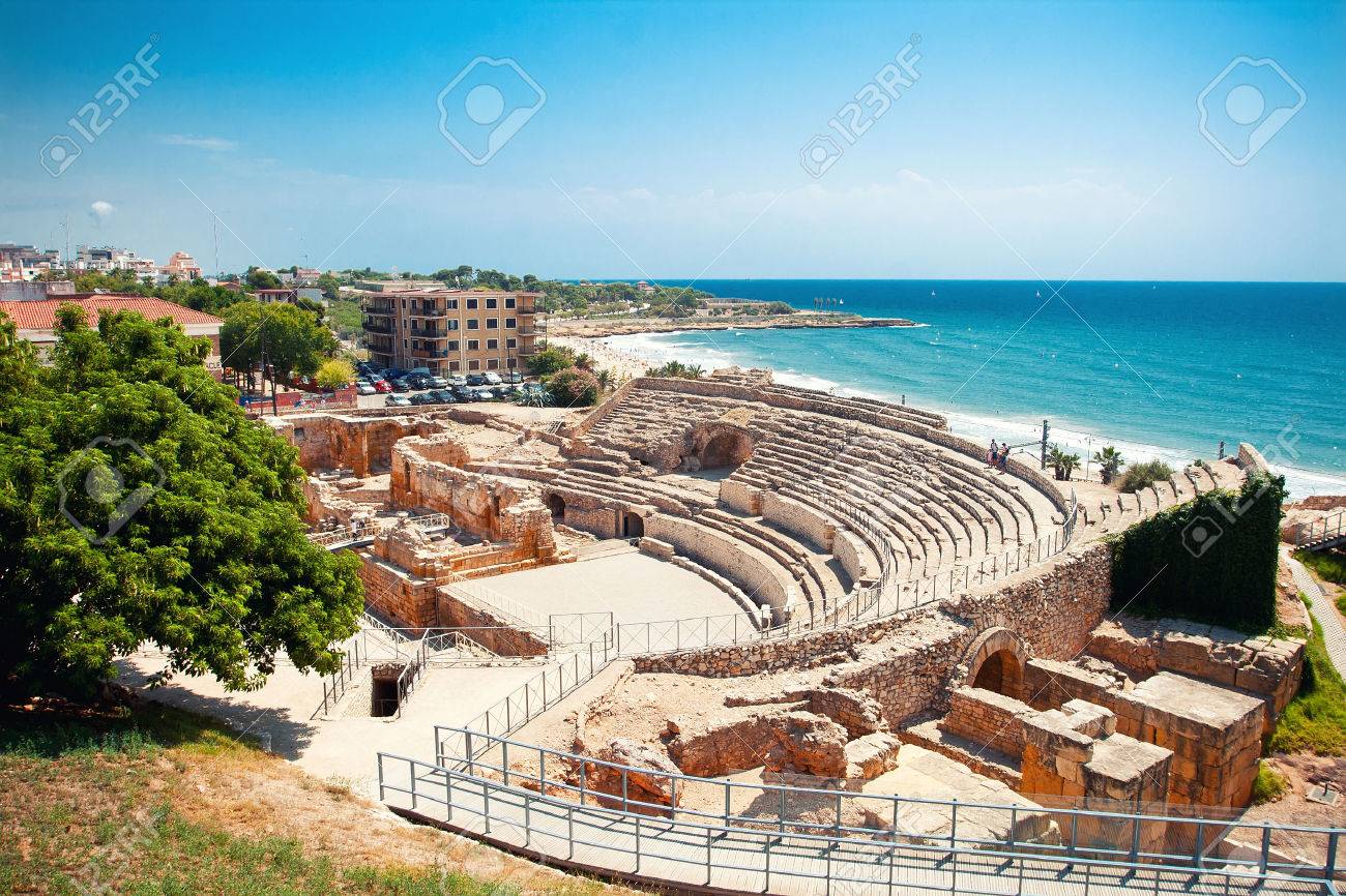 Roman amphitheater in Tarragona, Spain - 36245228 Roman amphitheater in Tarragona, Spain - 36245228