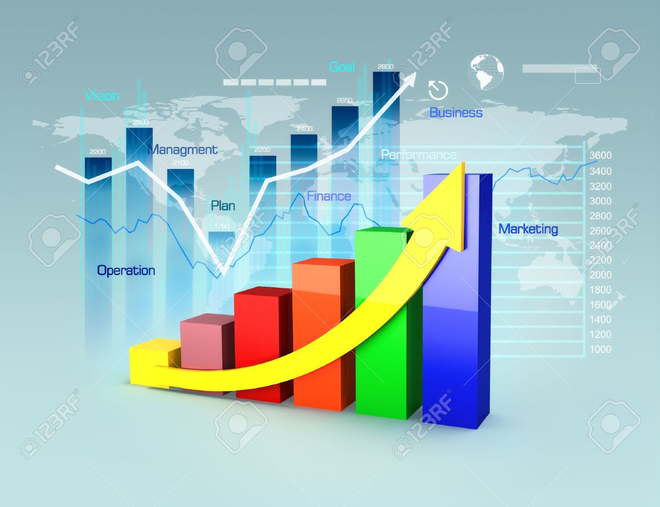 Business plan with graphs and charts, business growth and finance concept - 19296794 Business plan with graphs and charts, business growth and finance concept - 19296794