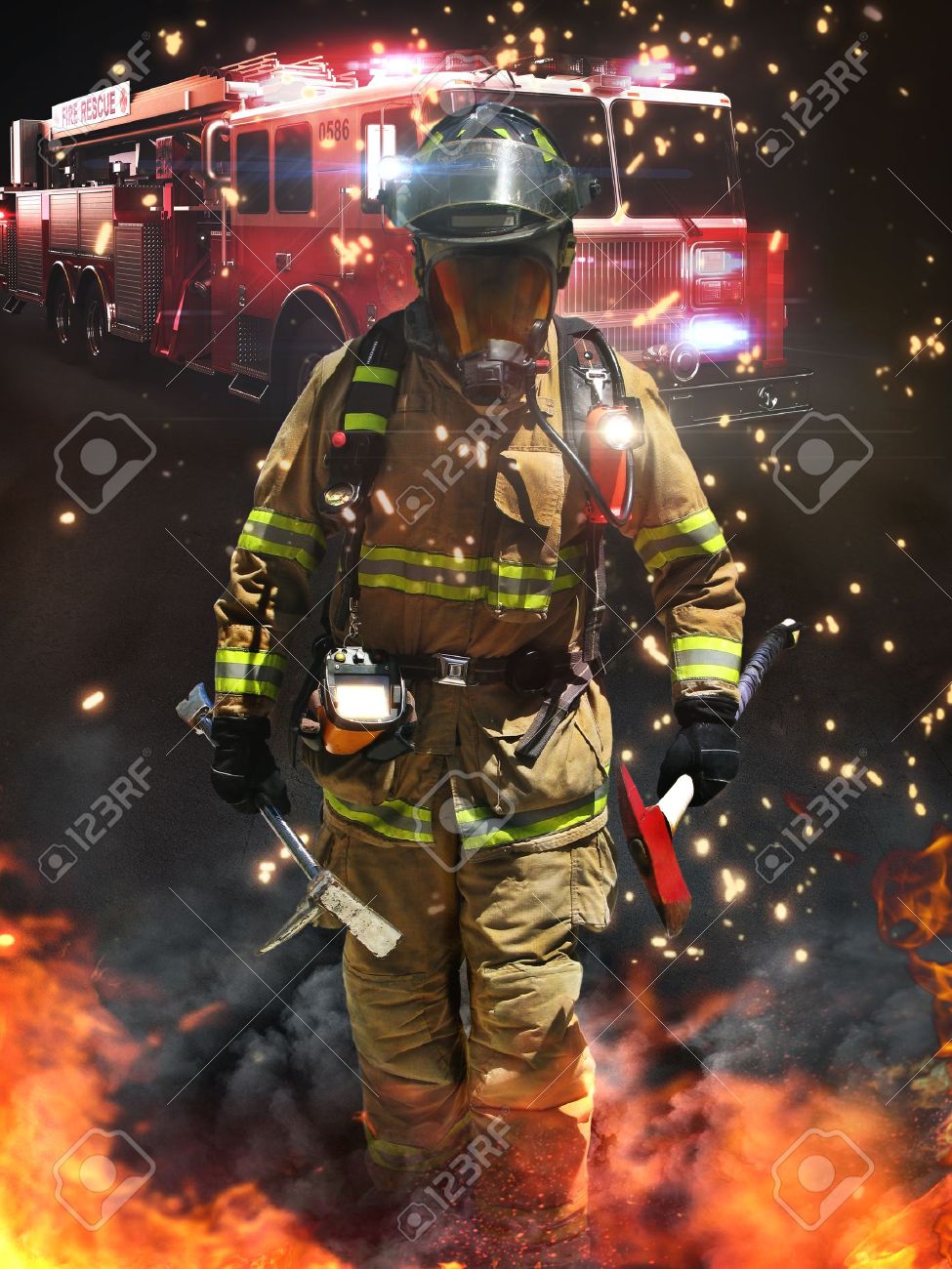 tactical firefighter