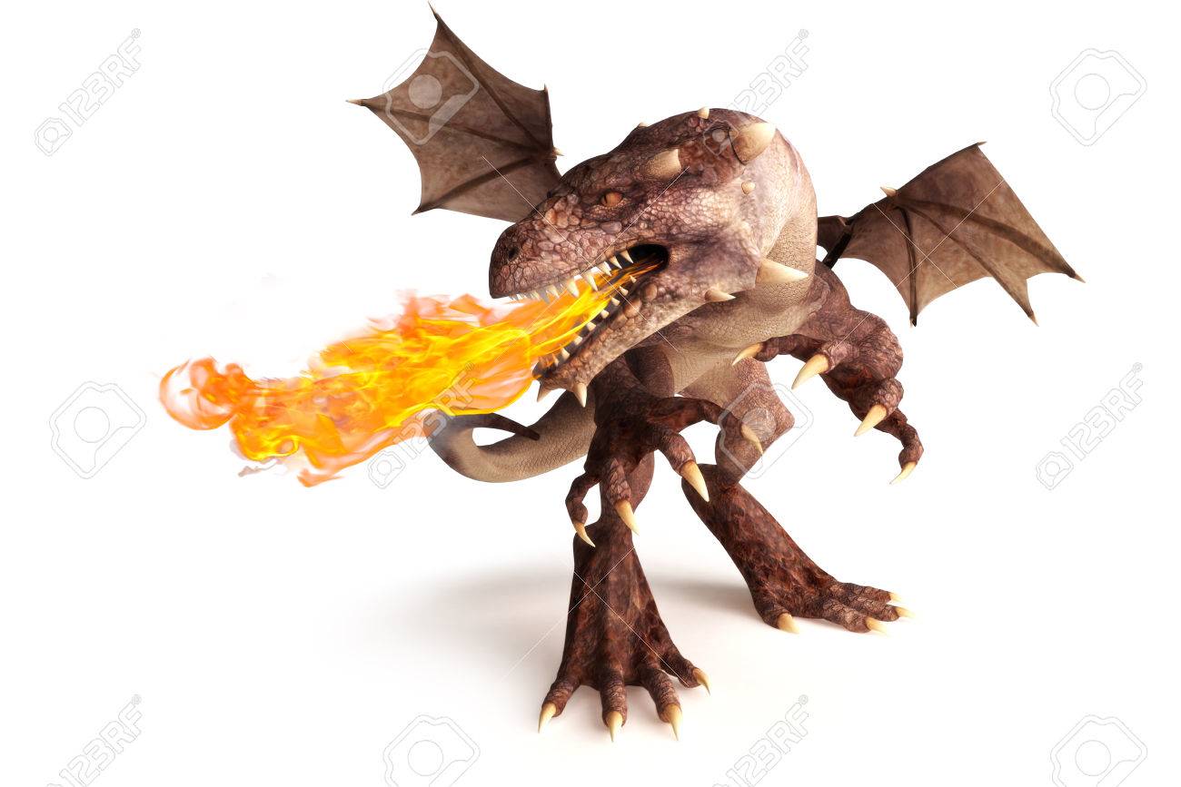fire breathing dragon toy