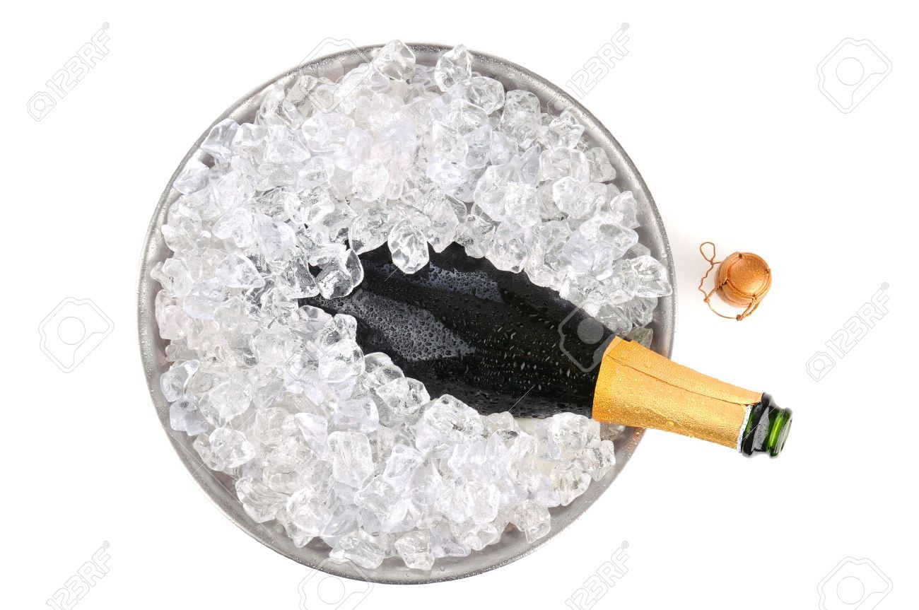 champagne cork ice bucket