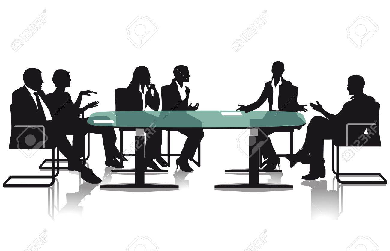Meeting And Debate Royalty Free Cliparts Vectors And Stock Illustration Image
