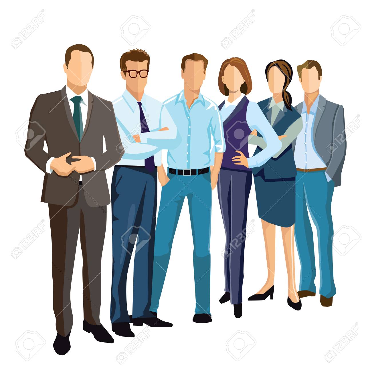 Illustration De Presentation De Groupe De Personnes Clip Art Libres De Droits Vecteurs Et Illustration Image