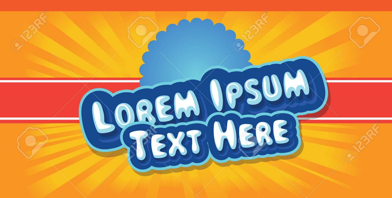 label concept design text