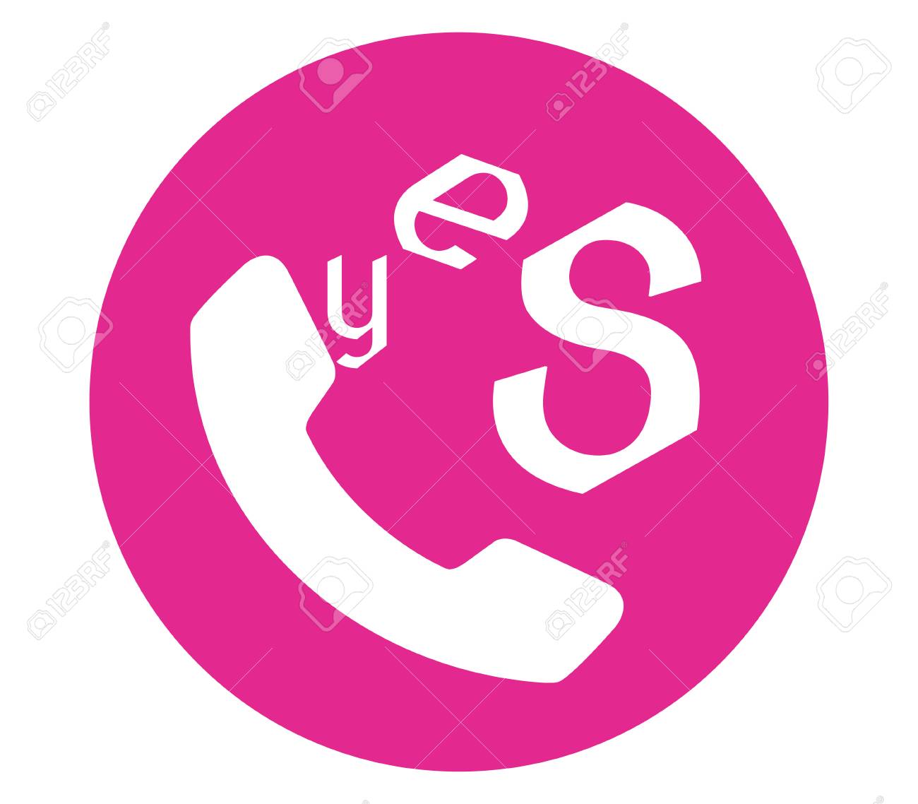 yes icon for phone royalty free cliparts vectors and stock