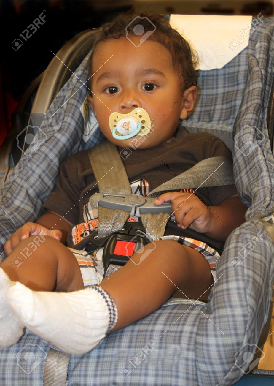 African American Baby In Car Seat Stock Photo Picture And Royalty Free Image Image 11304385
