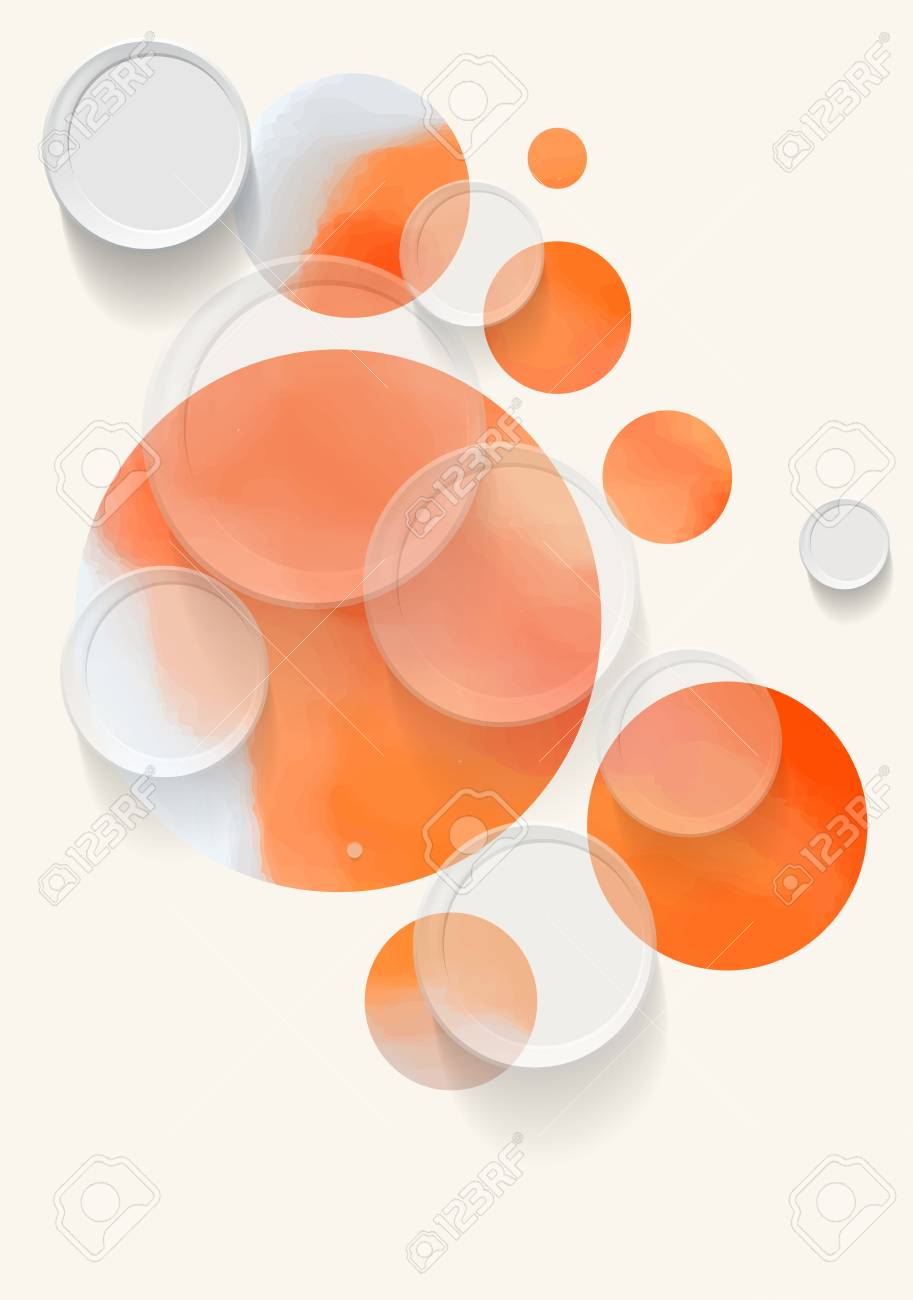 abstract design templates brochures unusual color shapes style