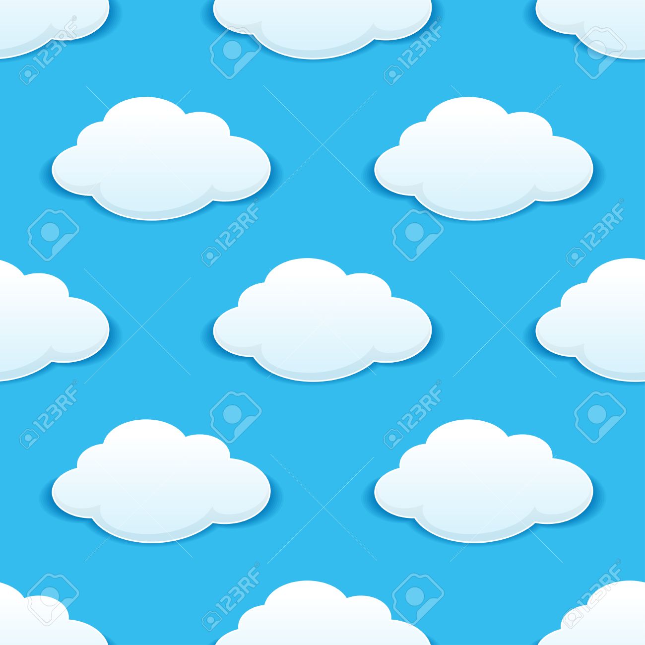 白いふわふわの雲晴れた青い夏空のシームレスな背景パターンと正方形フォーマット壁紙 タイル ファブリック設計でのモチーフを繰り返す のイラスト素材 ベクタ Image 白いふわふわの雲晴れた青い夏空のシームレスな背景パターンと正方形フォーマット壁紙 タイル ファブリック設計でのモチーフを繰り返す のイラスト素材 ベクタ Image