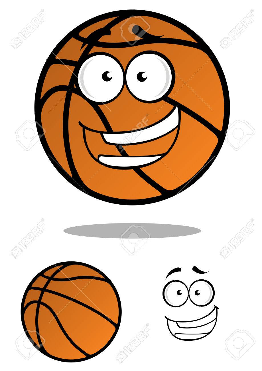 Close Up Cartooned Basketball Ball Charakter Mit Lachelnden Gesicht Auf Weissem Hintergrund Lizenzfrei Nutzbare Vektorgrafiken Clip Arts Illustrationen Image 34370902