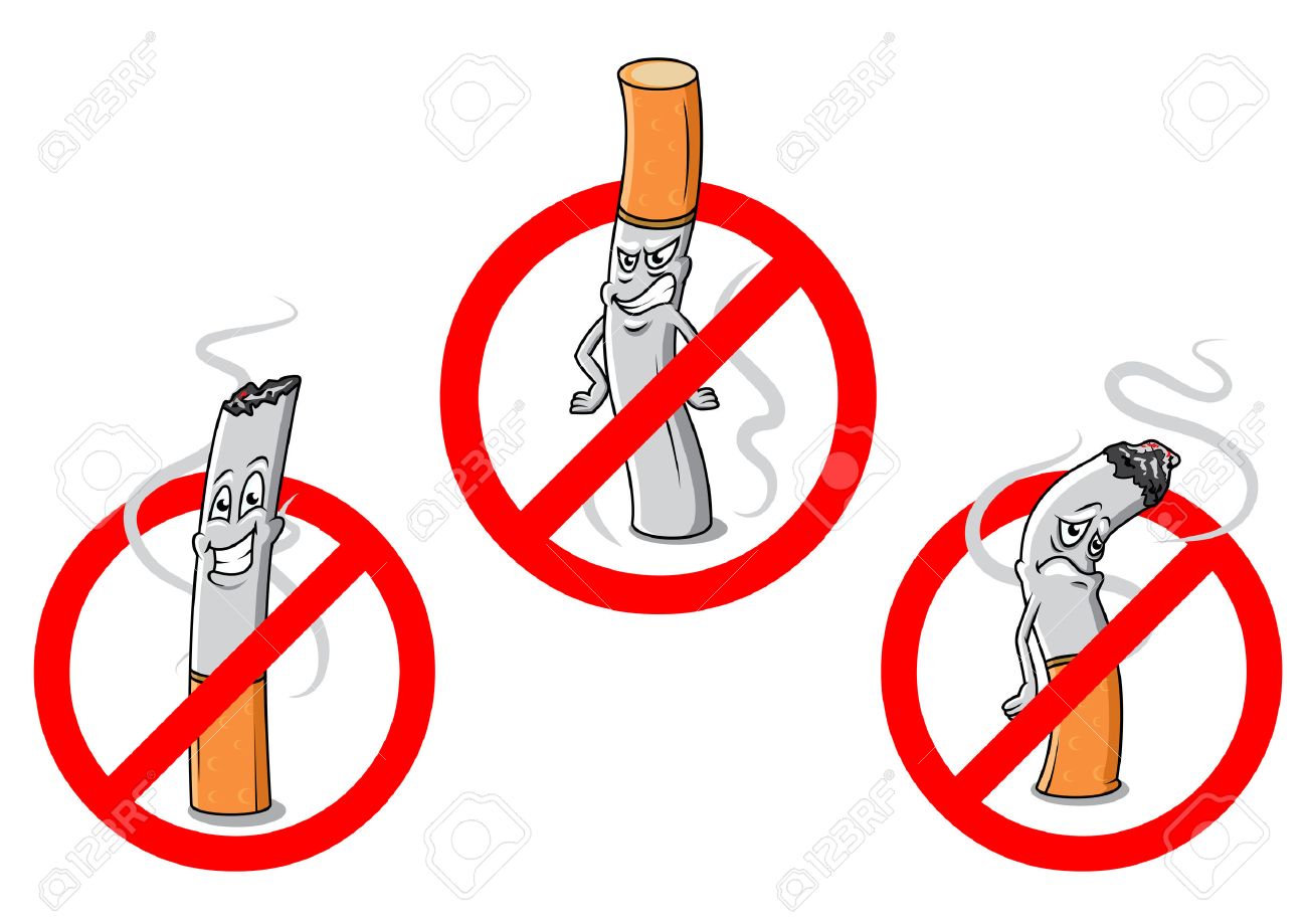 Cigarettes De Bande Dessin E Avec Rouge Interdiction De Fumer Pour Cigarettes De Bande Dessin E Avec Rouge Interdiction De Fumer Pour