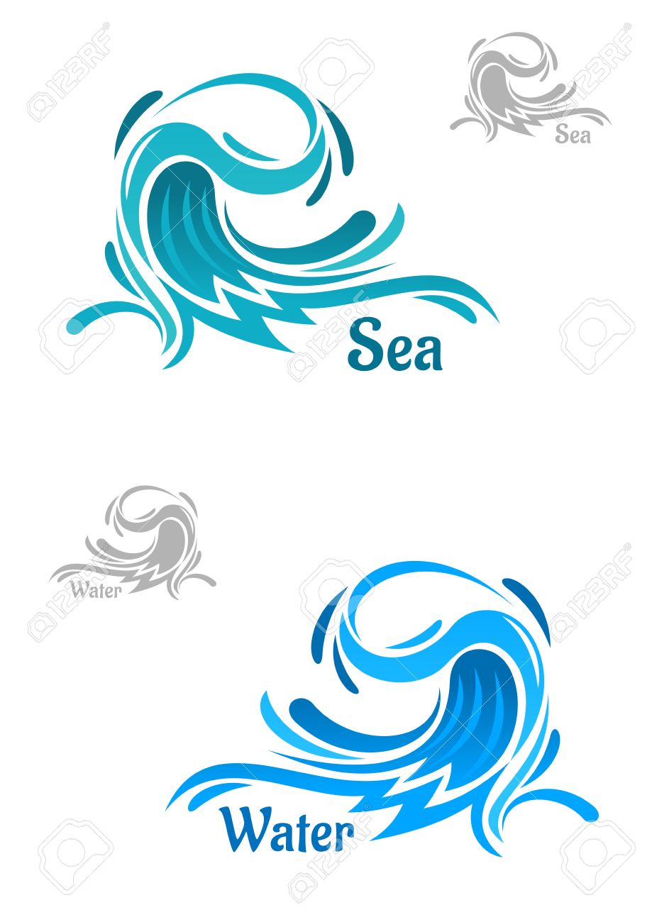 ocean wave graphic