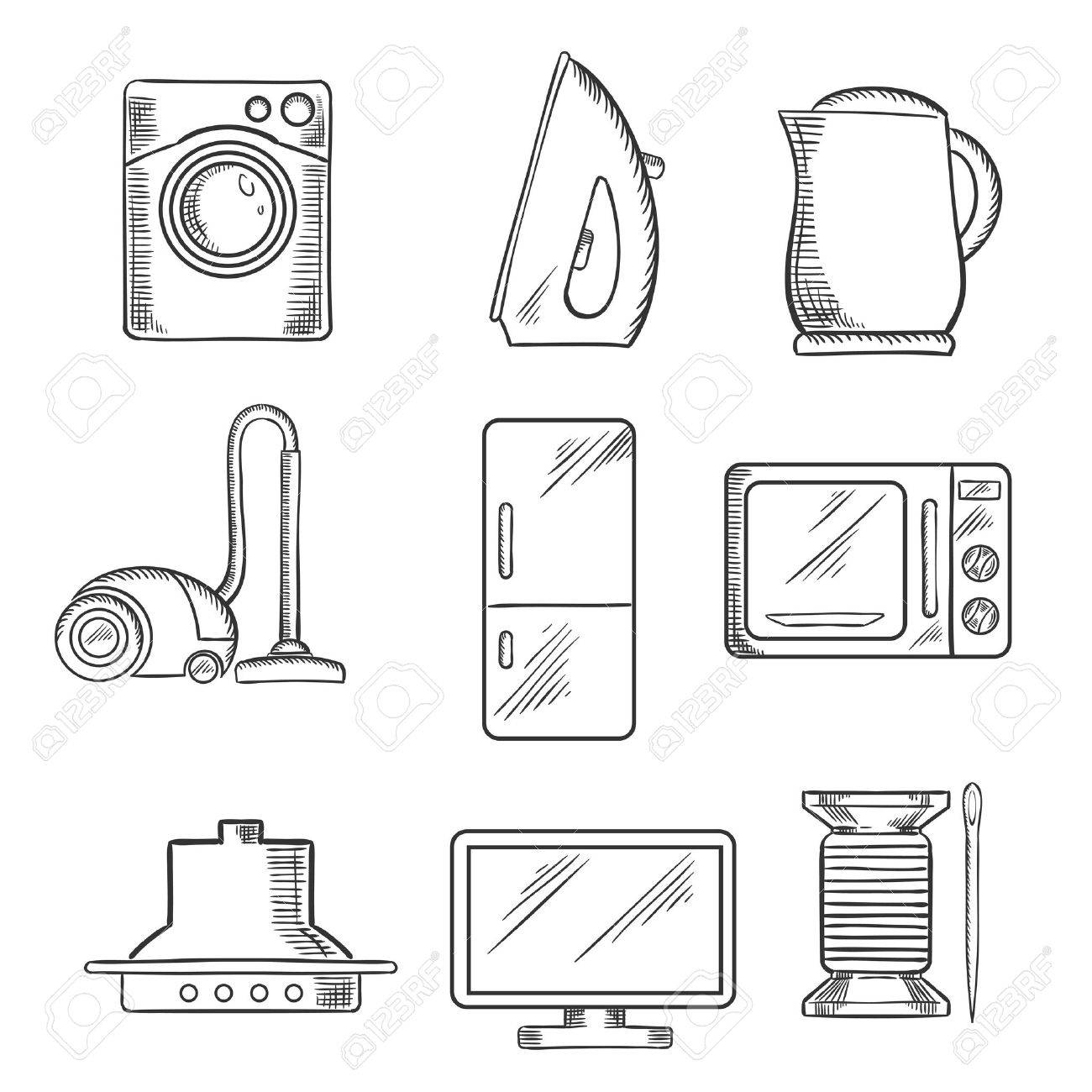 washing machine sketch colouring page television and washing machine sketch style kitchen home appliance sketched icons with vacuum cleaner kettle iron fridge and home appliance sketched icons with vacuum cleaner washing machine sketch colouring page television and washing machine sketch style kitchen home appliance sketched icons with vacuum cleaner kettle iron fridge and home appliance sketched icons with vacuum cleaner