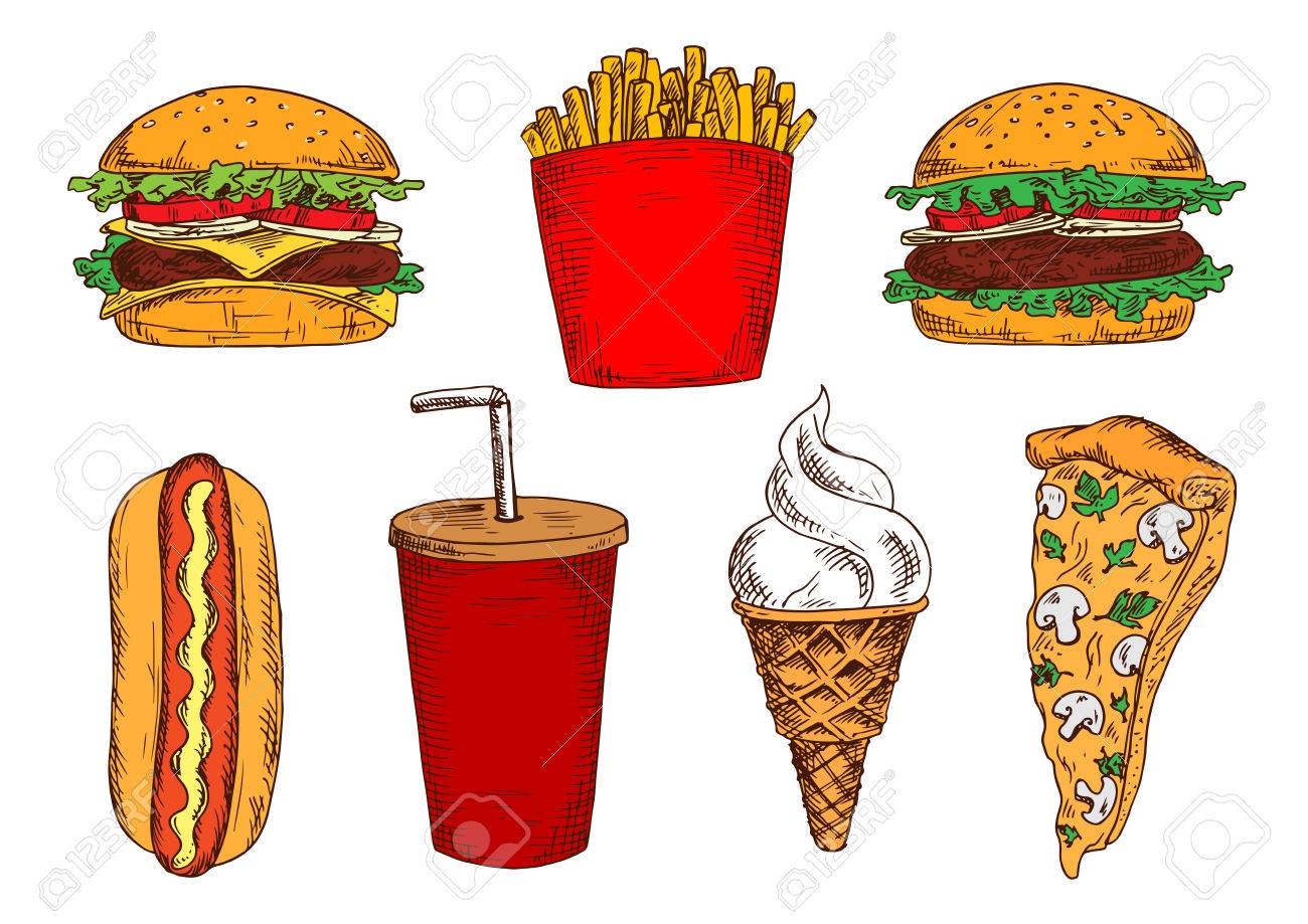 Pizza Vegetariana Con Champinones Y Queso Servido Dibujo Icono Con