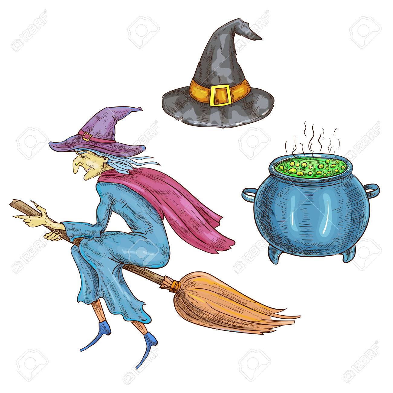 ハロウィン魔女要素を持つ魔女文字 沸騰は魔法の大がまのほうき飛行帽子の魔女のスケッチ アイコンを分離しました カードやポスターはハロウィーンの飾りの イラスト素材 ベクタ Image ハロウィン魔女要素を持つ魔女文字 沸騰は魔法の大がまのほうき飛行帽子の魔女のスケッチ アイコンを分離しました カードやポスターはハロウィーンの飾りの イラスト素材 ベクタ Image