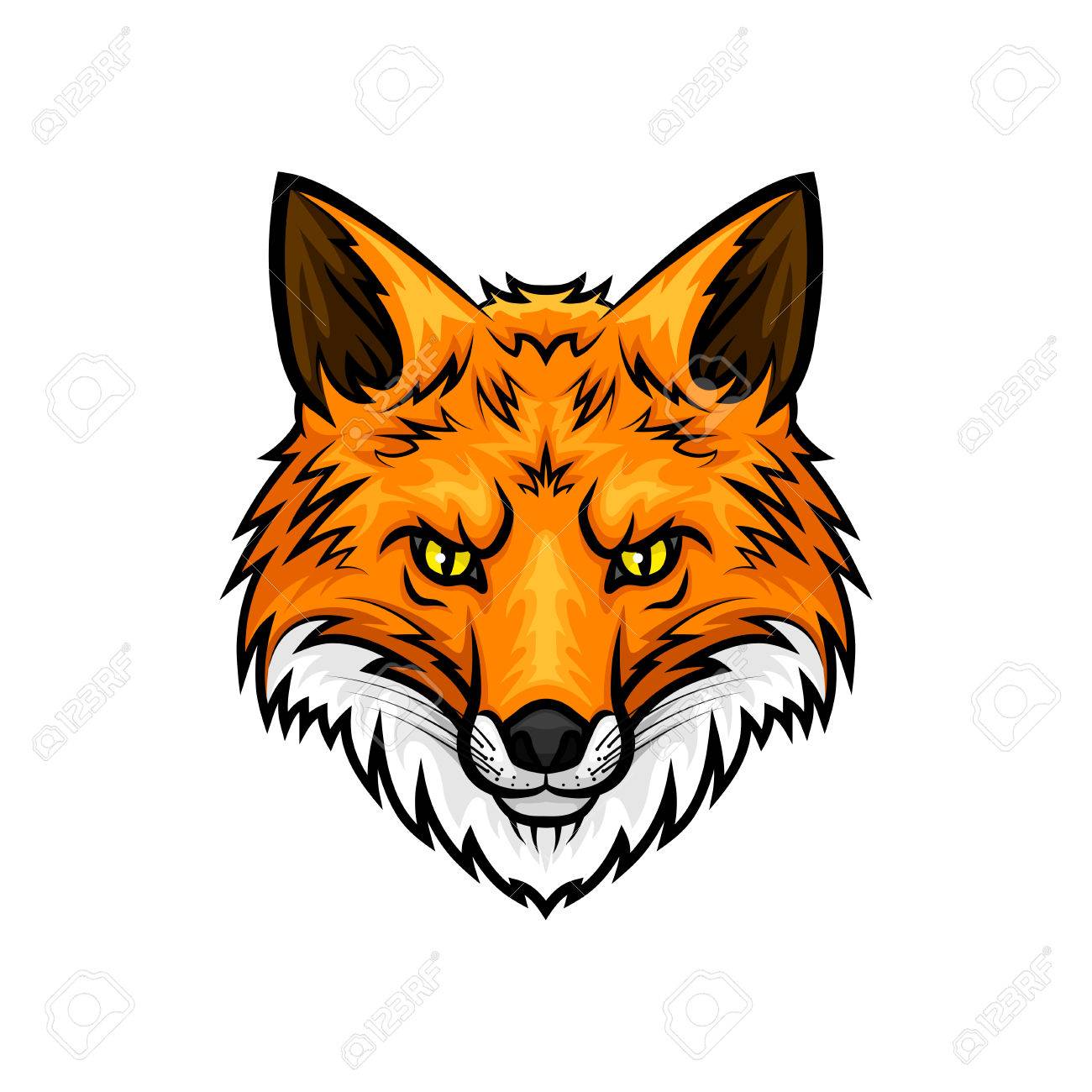 fox vector mascot icon